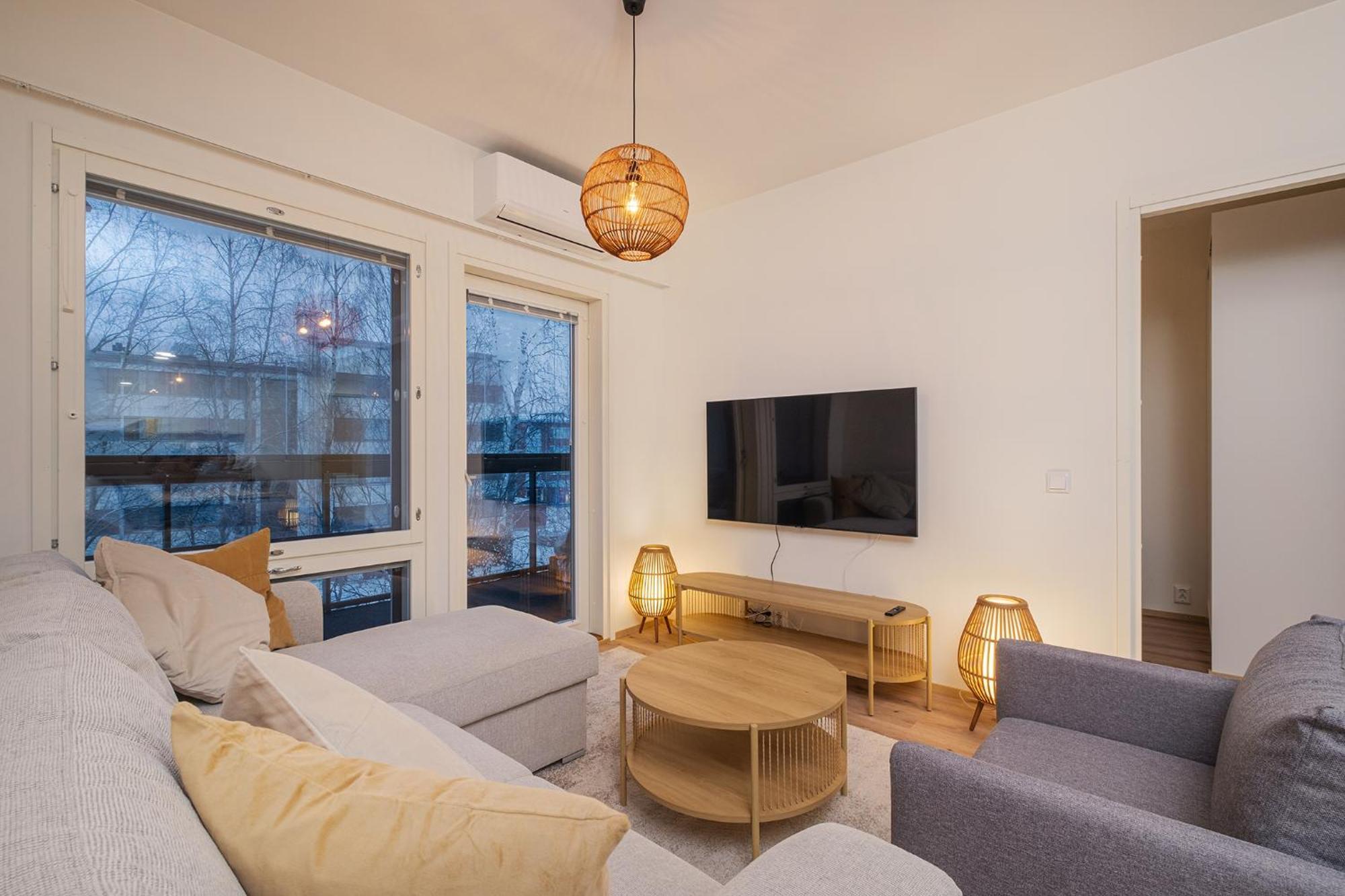 Compact 2bdr With Private Sauna * Rovaniemi
